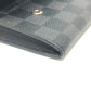 LOUIS VUITTON N63084 Damier Graphite Portefeuille Long Modular Wallet, Men's, Black, Damier Graphite Canvas