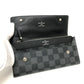 LOUIS VUITTON N63084 Damier Graphite Portefeuille Long Modular Wallet, Men's, Black, Damier Graphite Canvas