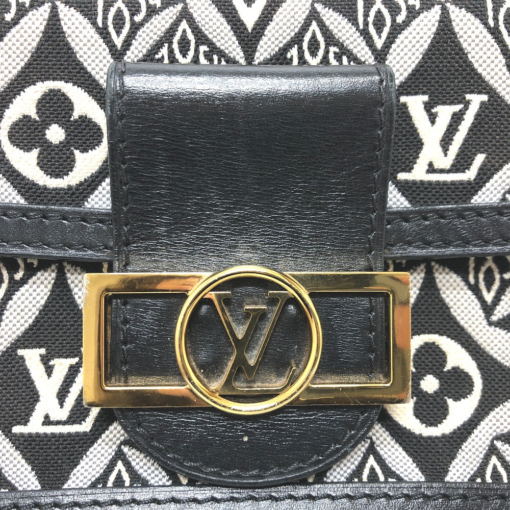 LOUIS VUITTON M69992 モノグラムジャガード ポルトフォイユ ドーフィーヌ チェーン Since 1854 ショルダーバッグ キャンバス レディース