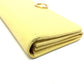 BVLGARI Logo Clip Long Wallet, Bifold Wallet, Leather, Women's, Yellow