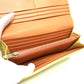 BVLGARI Logo Clip Long Wallet, Bifold Wallet, Leather, Women's, Yellow