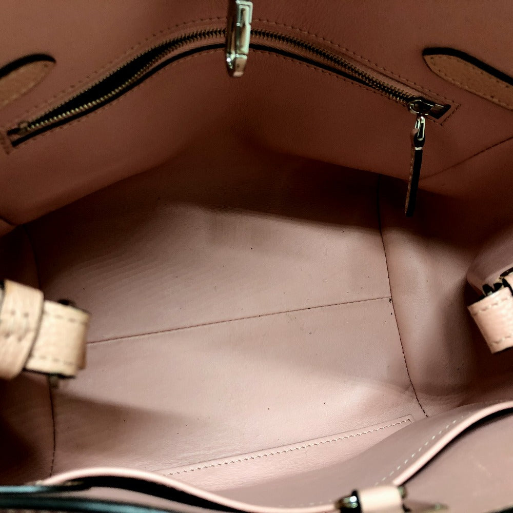 LOUIS VUITTON M54347 Mila PM Tote Bag, Handbag, Leather, Women's, Rose Poodle, Pink