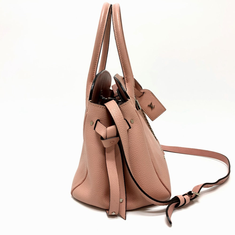 LOUIS VUITTON M54347 Mila PM Tote Bag, Handbag, Leather, Women's, Rose Poodle, Pink