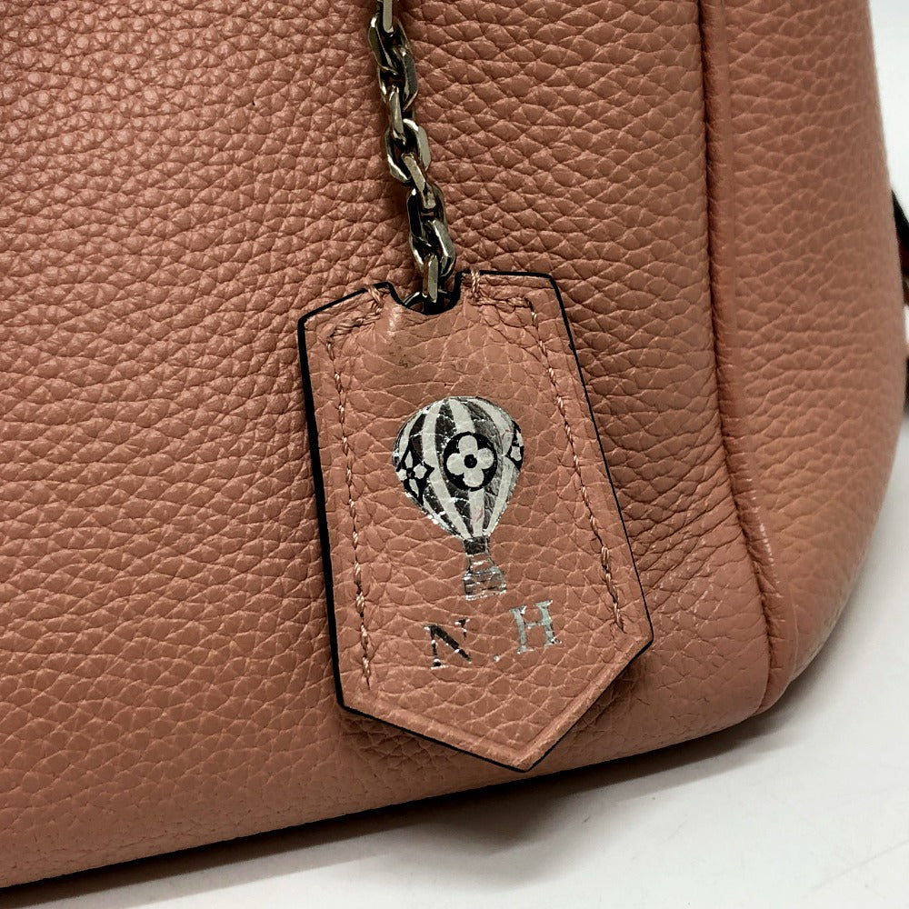 LOUIS VUITTON M54347 Mila PM Tote Bag, Handbag, Leather, Women's, Rose Poodle, Pink
