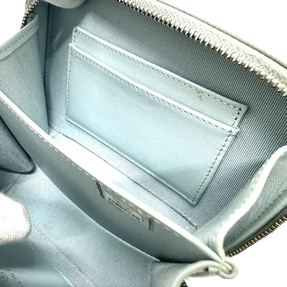 CHANEL AP2426 CC Coco Mark Matelasse Camera Bag, Chain Bag, Pochette, Shoulder Bag, Caviar Leather, Women's, Blue