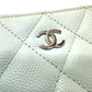 CHANEL AP2426 CC Coco Mark Matelasse Camera Bag, Chain Bag, Pochette, Shoulder Bag, Caviar Leather, Women's, Blue