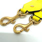 VERSACE 1002526 Greca Signature Shoulder Strap Canvas/Leather Women's Yellow