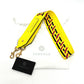 VERSACE 1002526 Greca Signature Shoulder Strap Canvas/Leather Women's Yellow