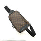 LOUIS VUITTON M45897 Monogram Macassar Avenue Sling Bag, Crossbody Bag, Men's, Brown, Monogram Macassar Canvas