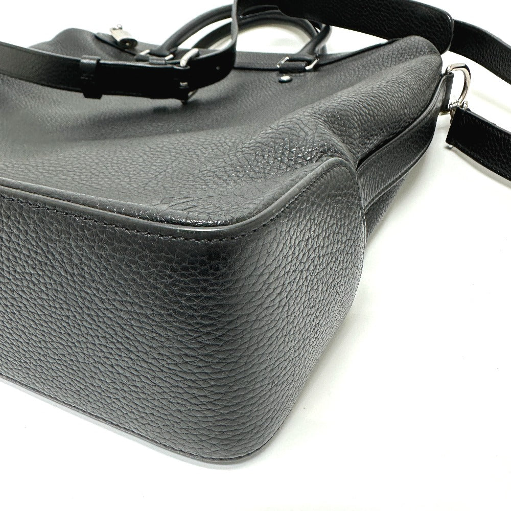 LOUIS VUITTON M94476 Greenwich Tote Bag in Taurillon Leather, Men's, Black