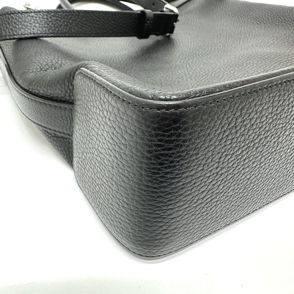 LOUIS VUITTON M94476 Greenwich Tote Bag in Taurillon Leather, Men's, Black