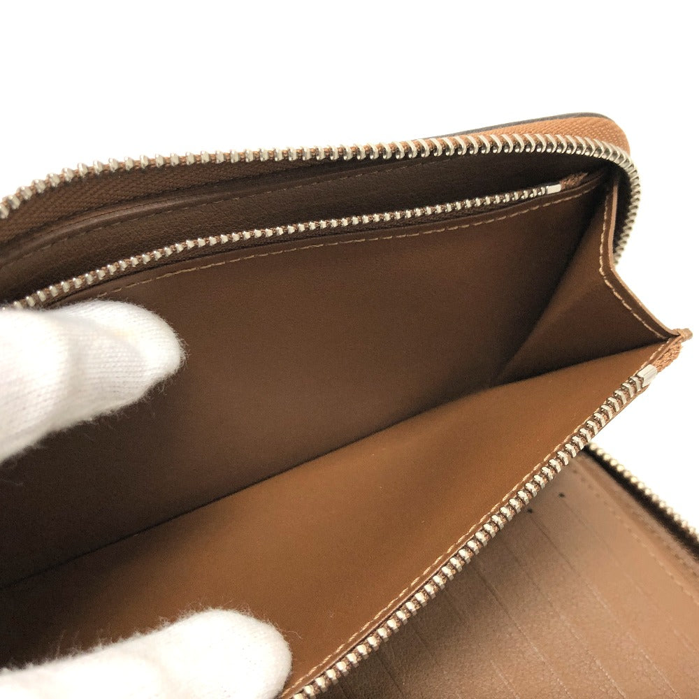 LOUIS VUITTON M58864 Zippy Wallet Vertical Long Wallet in Taurillon Leather, Brown, Men's