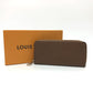 LOUIS VUITTON M58864 Zippy Wallet Vertical Long Wallet in Taurillon Leather, Brown, Men's