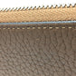 LOUIS VUITTON M58864 Zippy Wallet Vertical Long Wallet in Taurillon Leather, Brown, Men's