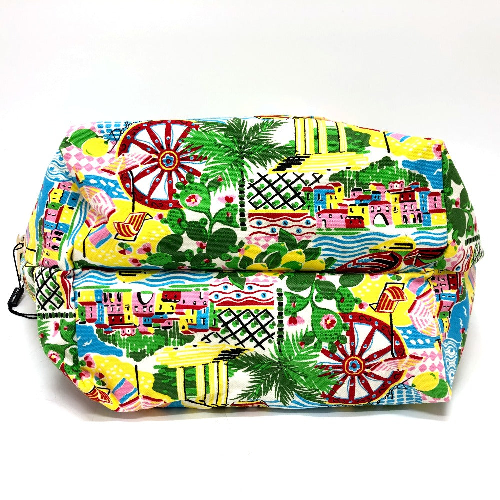 DOLCE&amp;GABBANA Men's Canvas/Leather Tote Bag in Multicolor