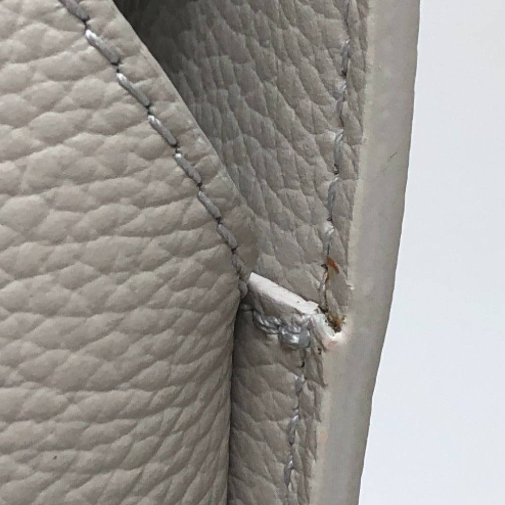 BALENCIAGA 659920 North South 2-Way Shoulder Bag, Leather, Women's, White