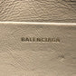 BALENCIAGA 644432 Logo Everyday Pochette Bag, Second Bag, Clutch Bag, Leather, Women's, Brown