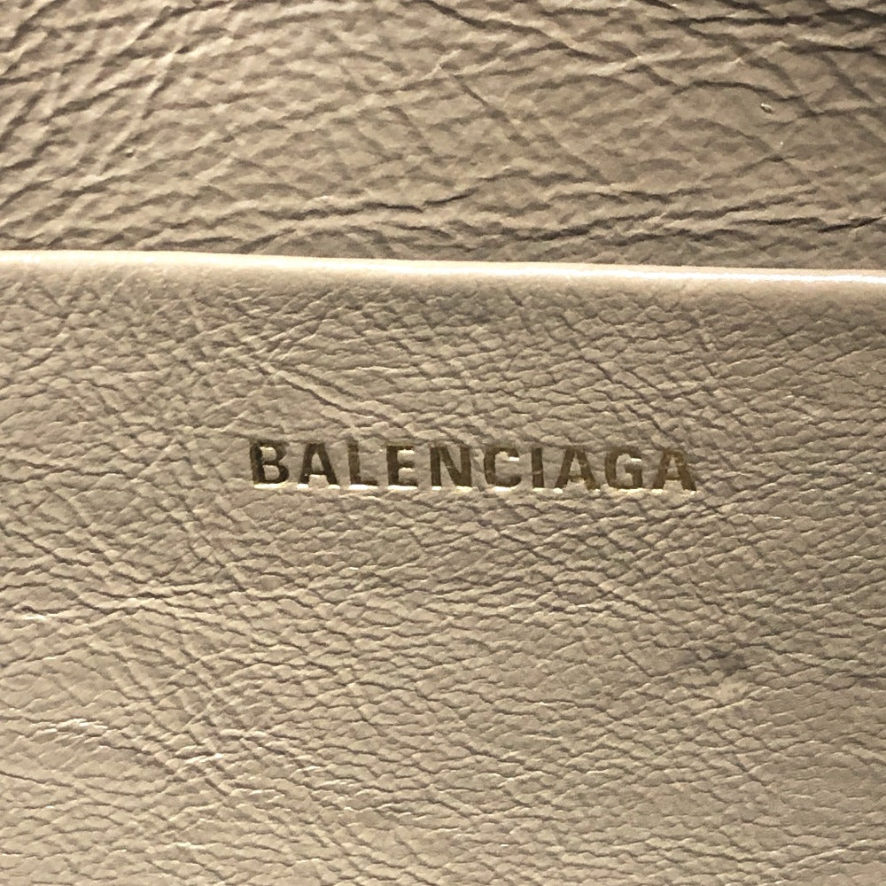 BALENCIAGA 644432 Logo Everyday Pochette Bag, Second Bag, Clutch Bag, Leather, Women's, Brown