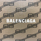 BALENCIAGA 644432 Logo Everyday Pochette Bag, Second Bag, Clutch Bag, Leather, Women's, Brown