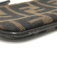 FENDI Zucca Wallet with Coin Purse and Key Ring, Canvas, Brown, Women's