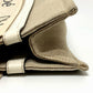 Chloe Logo Woody Medium Handbag/Tote Bag in Beige Canvas