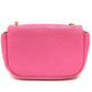 CHANEL AS0138 CC Coco Mark Edge Chain Crossbody Bag, Chain Bag, Shoulder Bag, Calfskin, Pink