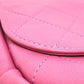 CHANEL AS0138 CC Coco Mark Edge Chain Crossbody Bag, Chain Bag, Shoulder Bag, Calfskin, Pink