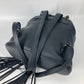 GUCCI 370833 Bamboo Backpack with Fringe and Tassel, Leather, Women's, Black