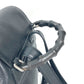 GUCCI 370833 Bamboo Backpack with Fringe and Tassel, Leather, Women's, Black