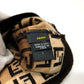 FENDI Zucchino Zucca Wool Knit Hat, Women's, Brown