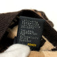 FENDI Zucchino Zucca Wool Knit Hat, Women's, Brown