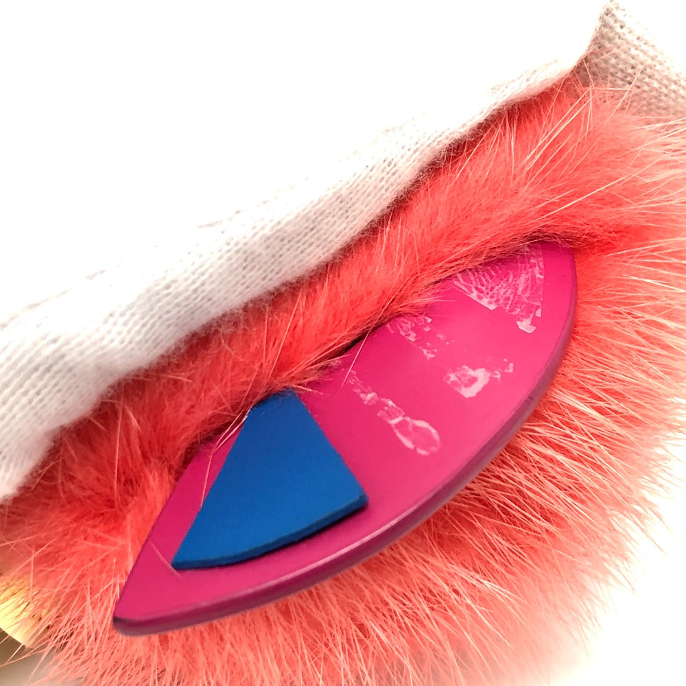 LOUIS VUITTON M65143 トーテム バッグチャーム キーホルダー ファー レディース ピンク - brandshop-reference