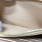 CELINE Long Wallet, Round Zipper, Leather, Women's, Beige