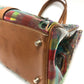 PRADA BR2515 Venezia Print Tote Bag in Vinyl and Leather, Multicolor