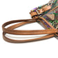 PRADA BR2515 Venezia Print Tote Bag in Vinyl and Leather, Multicolor