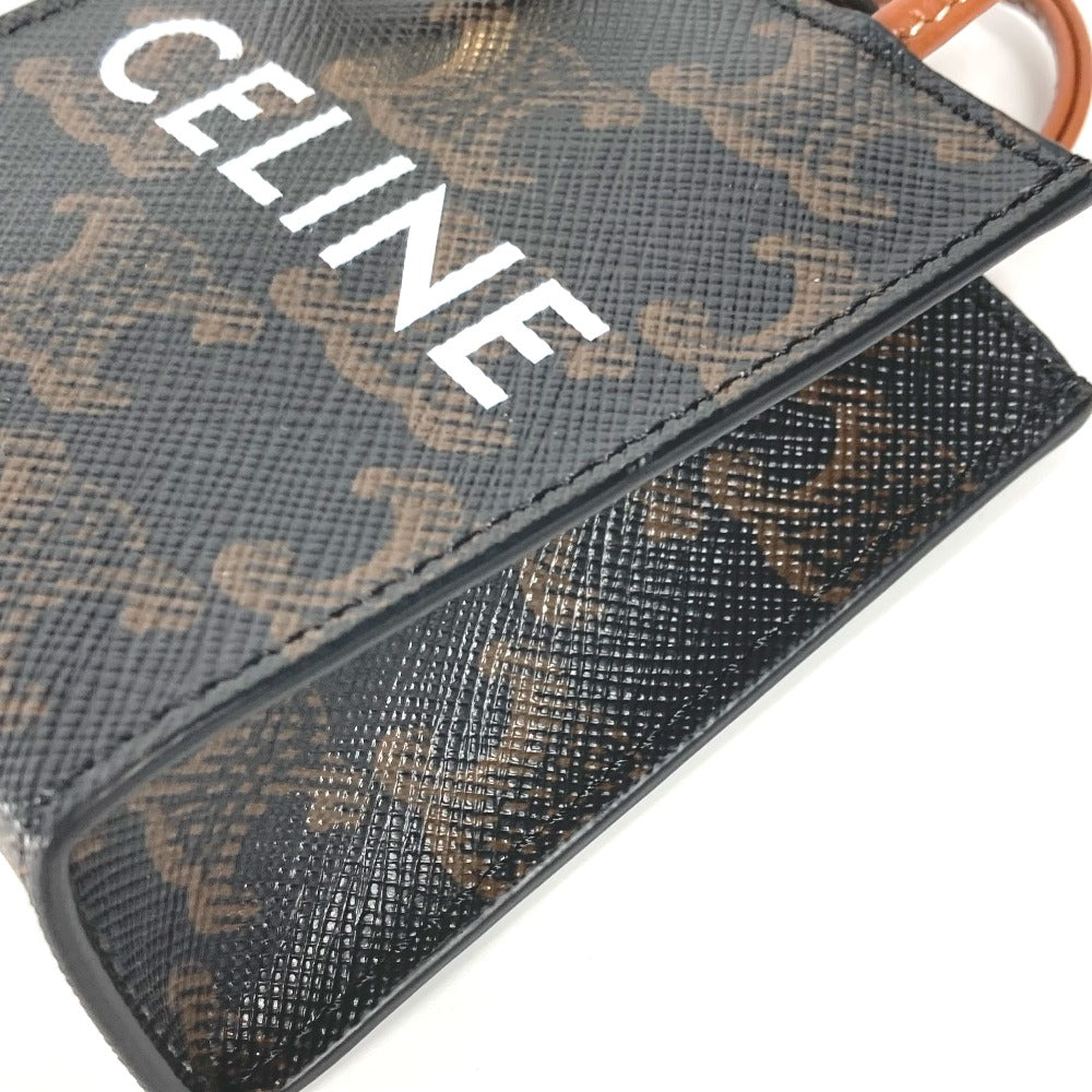 CELINE 10I492CZ1 マイクロバーティカル カバ バッグチャーム キーホルダー レザー レディース - brandshop-reference