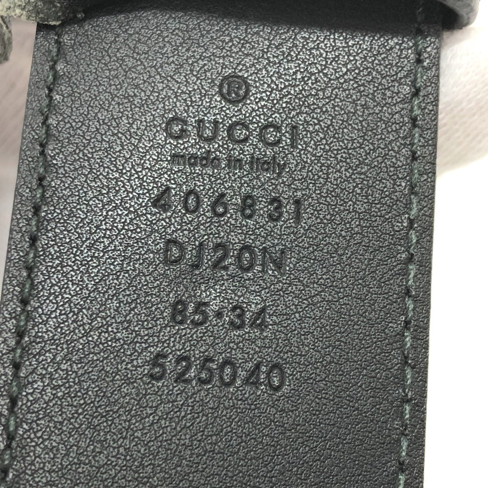 GUCCI 406831 レザーベルト（ダブルG バックル） ベルト レザー メンズ - brandshop-reference