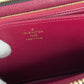LOUIS VUITTON M41895 モノグラム ジッピーウォレット ラウンドファスナー 長財布 モノグラムキャンバス レディース フューシャ ブラウン
