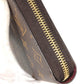 LOUIS VUITTON M41895 モノグラム ジッピーウォレット ラウンドファスナー 長財布 モノグラムキャンバス レディース フューシャ ブラウン