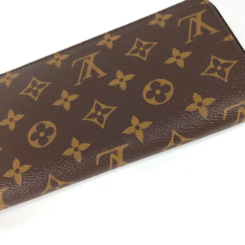 LOUIS VUITTON M41895 モノグラム ジッピーウォレット ラウンドファスナー 長財布 モノグラムキャンバス レディース フューシャ ブラウン