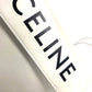Triangle logo crossbody pochette shoulder bag in white leather for women