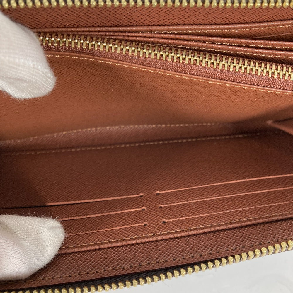 LOUIS VUITTON M42616 モノグラム ジッピーウォレット ラウンドファスナー 長財布 モノグラムキャンバス レディース ブラウン - brandshop-reference