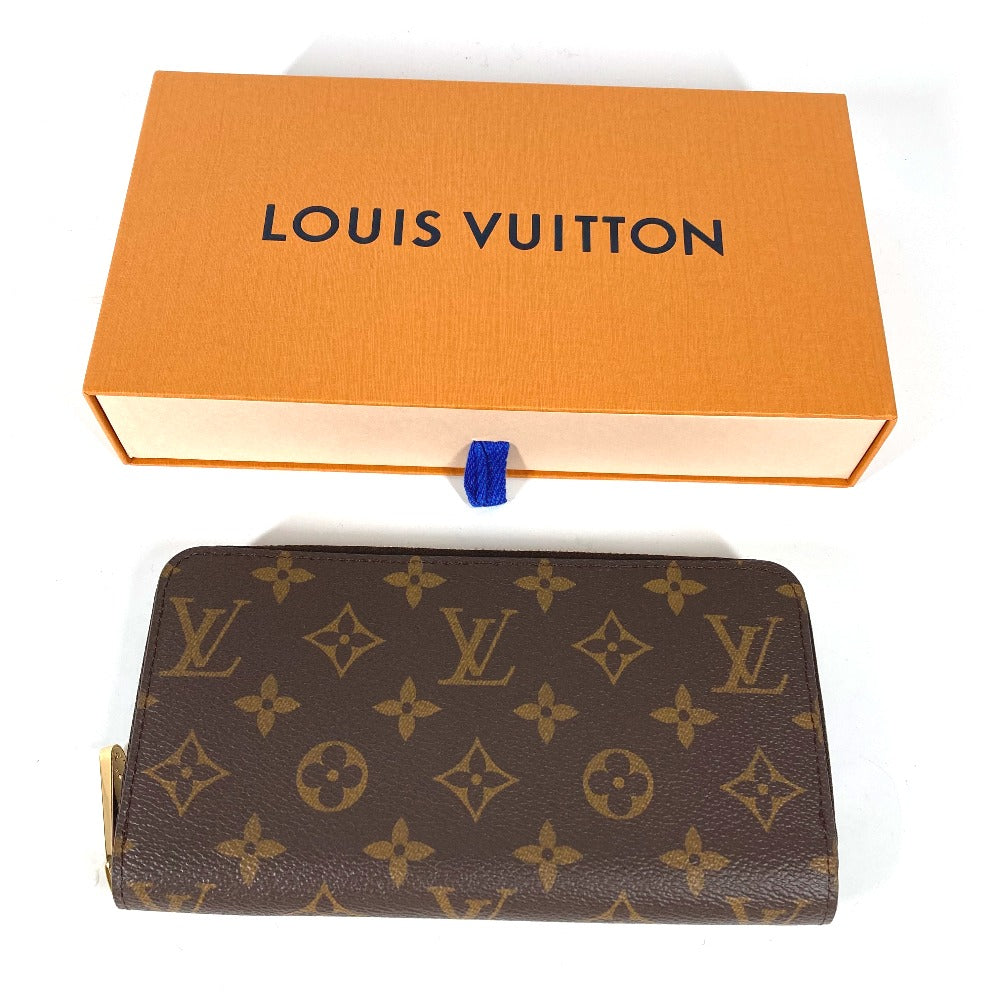 LOUIS VUITTON M42616 モノグラム ジッピーウォレット ラウンドファスナー 長財布 モノグラムキャンバス レディース ブラウン - brandshop-reference