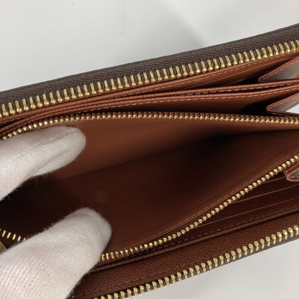 LOUIS VUITTON M42616 モノグラム ジッピーウォレット ラウンドファスナー 長財布 モノグラムキャンバス レディース ブラウン - brandshop-reference