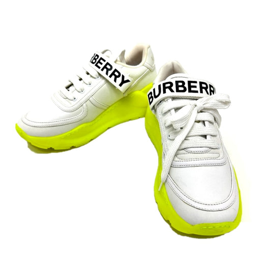 BURBERRY シューズ ロゴ 靴 スニーカー レザー レディース - brandshop-reference