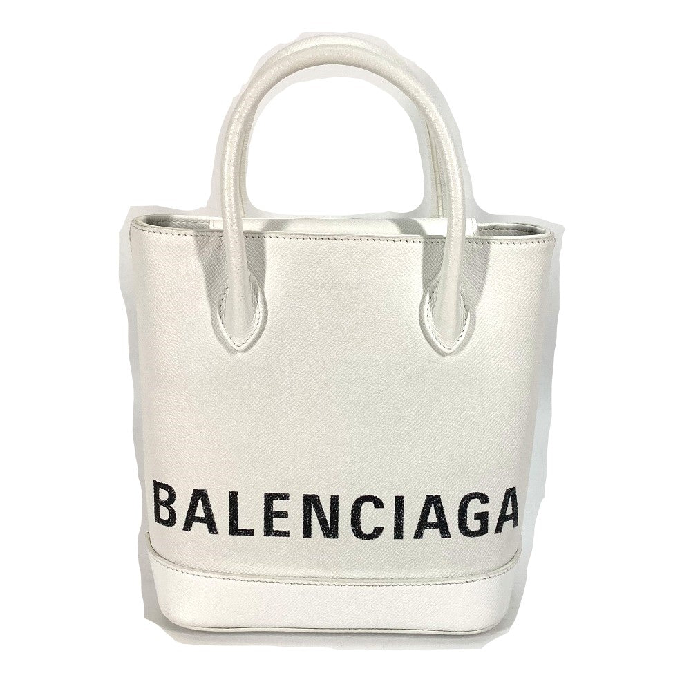 BALENCIAGA 596159 ロゴ ヴィルXXS 2WAY ハンドバッグ トートバッグ 斜め掛け ショルダーバッグ レザー レディース - brandshop-reference