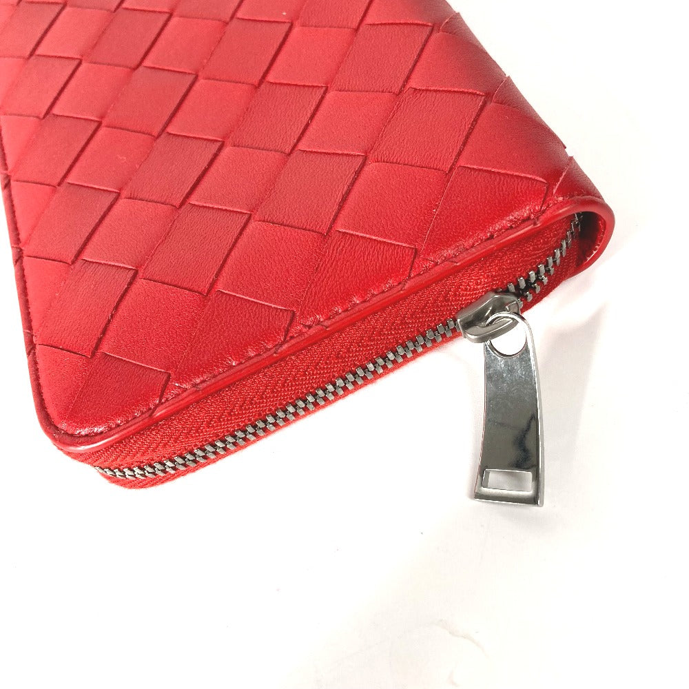 BOTTEGA VENETA 593217 ロングウォレット イントレチャート ラウンドファスナー 長財布 レザー レディース - brandshop-reference