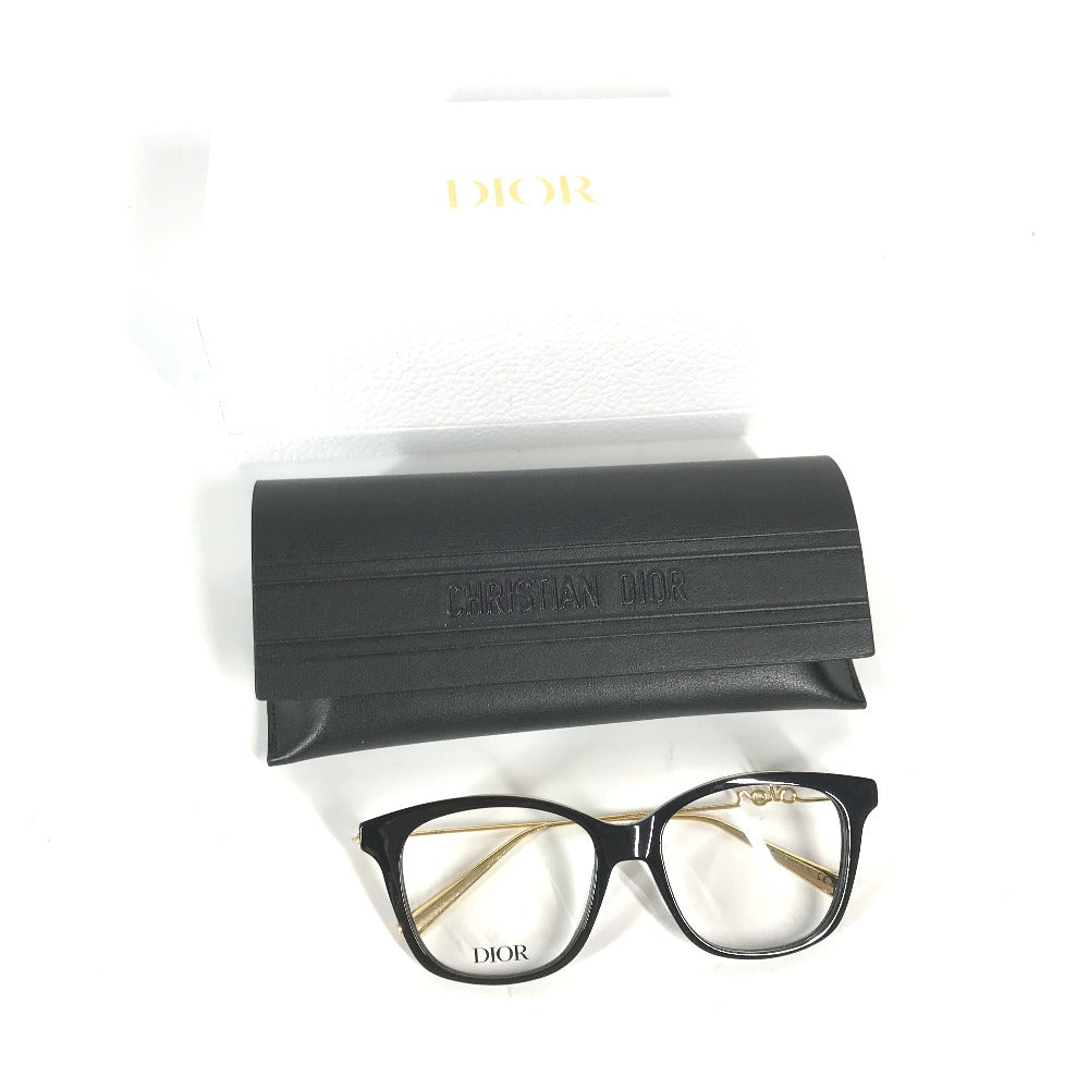 Dior O BF 1200 GemDior ロゴ メガネ 眼鏡 アイウェア サングラス プラスチック レディース - brandshop-reference