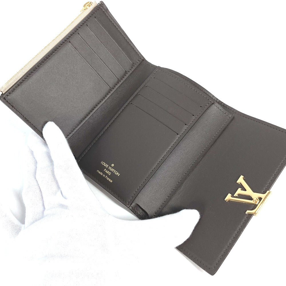 LOUIS VUITTON M62159 ポルトフォイユ・カプシーヌ コンパクト コンパクトウォレット 3つ折り財布 トリヨンレザー レディース ガレ ベージュ - brandshop-reference
