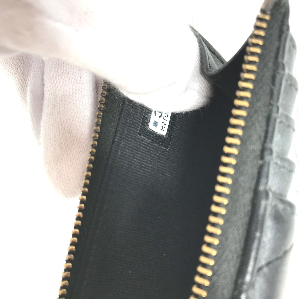 CHANEL AP3179 ソーブラック CC ココマーク マトラッセ フラグメントケース 財布 コインケース レザー レディース - brandshop-reference